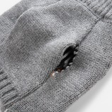  Warm Fold-Over Collar Dog Knitwear