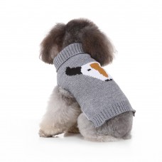 Stain-Resistant Dog Turtleneck Sweater