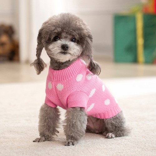 Striped Winter Dog Sweater