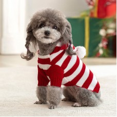 Christmas Knitted Dog Hoodie