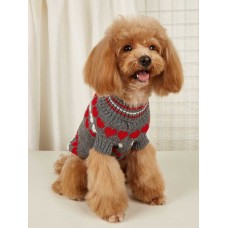 Jacquard Knit Sweater for Small Dogs