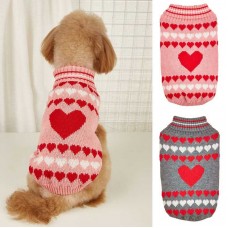  Warm Jacquard Dog Sweater for Winter