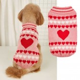  Warm Jacquard Dog Sweater for Winter