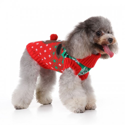Warm Reindeer Sweater for Dogs