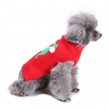 Skull Pattern Knit Dog Sweater – Holiday Streetwear for Pets