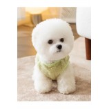 Autumn Fleece Dog Coat with Leash Ring