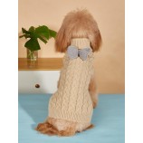 Braided Pattern Pet Sweaters