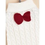 Solid Color Knitted Dog Jumpers