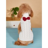 Solid Color Knitted Dog Jumpers