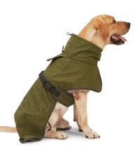 Winter Thick Warm Dog Jacket with Reflective Waterproof Outer Layer