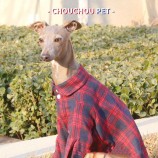 Plaid Cotton Dog Shirt for Italian Greyhound