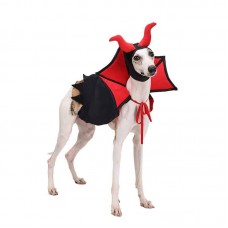 Halloween Pet Vampire Cape and Hat Costume