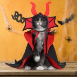 Halloween Cat Vampire Cape and Hat Costume