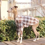 Cotton Check Dog Shirt – Tailored Fit for Italian Greyhounds