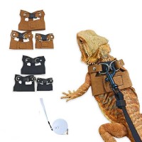 Adjustable Reptile Harness with Leash – LovelyPetpal Lightweight Outdoor Vest