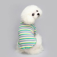 Cotton Rainbow Hoodie for Small Dogs