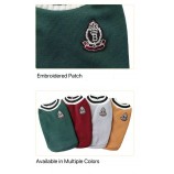 Autumn Knit Dog Vest - V-Neck Preppy Style for Small Pets
