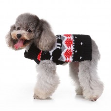 Reindeer Pattern Dog Fall Pullover