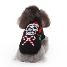 Halloween Skull Sweater for Dogs – Edgy Holiday Knitwear