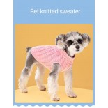 Cozy Cable-Knit Pet Sweater for Fall-Winter