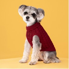 Candy-Colored Knitted Sweater for Small Pets