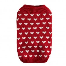 Winter Holiday Cat Jumper - Red Heart Knit by LovelyPetpal