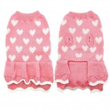 Pink Heart Cat Sweater – Cozy Fall and Winter Knitwear